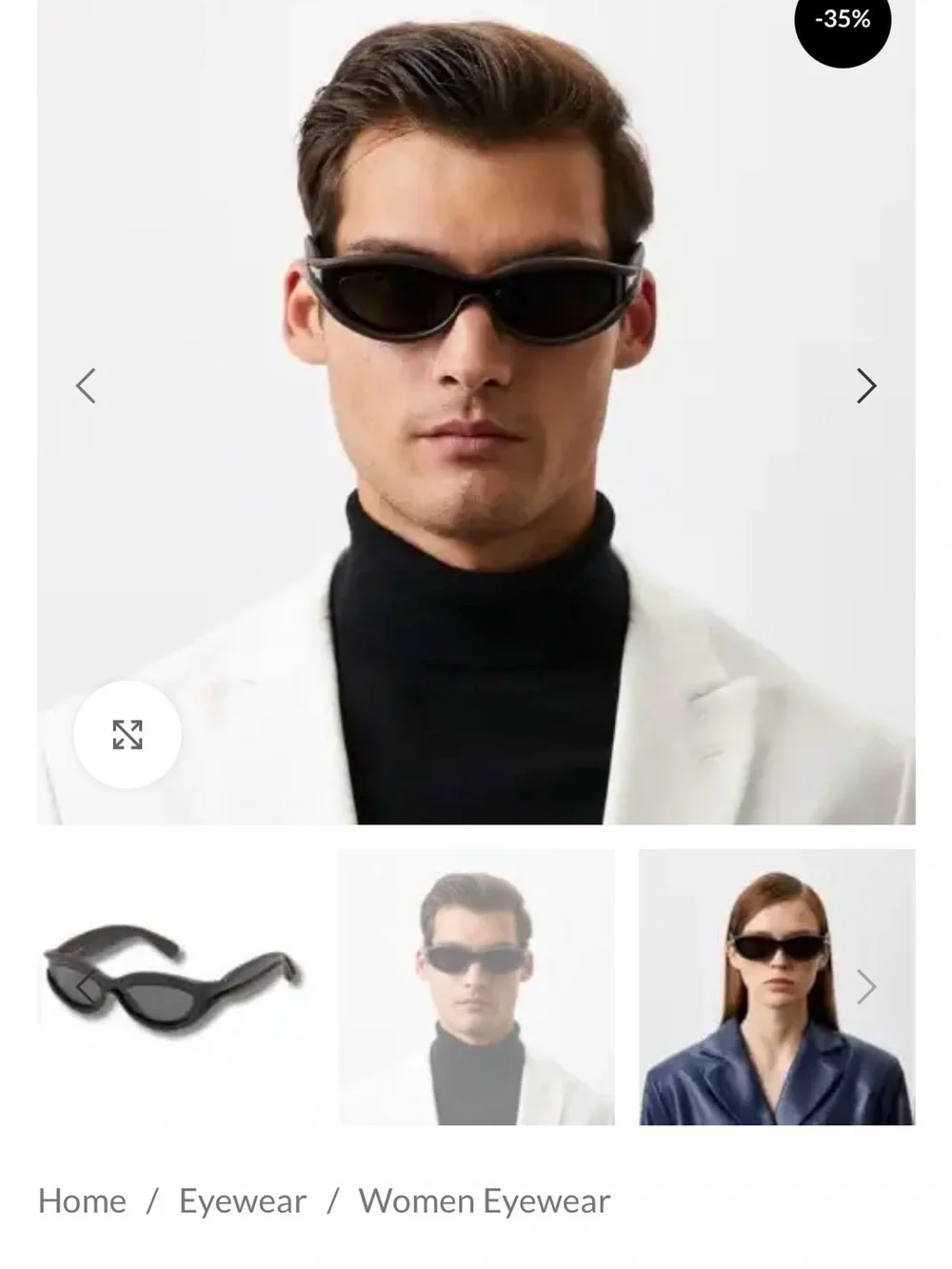 Unisex Bottega Veneta Black Cat-Eye Sunglasses BV1211s 001